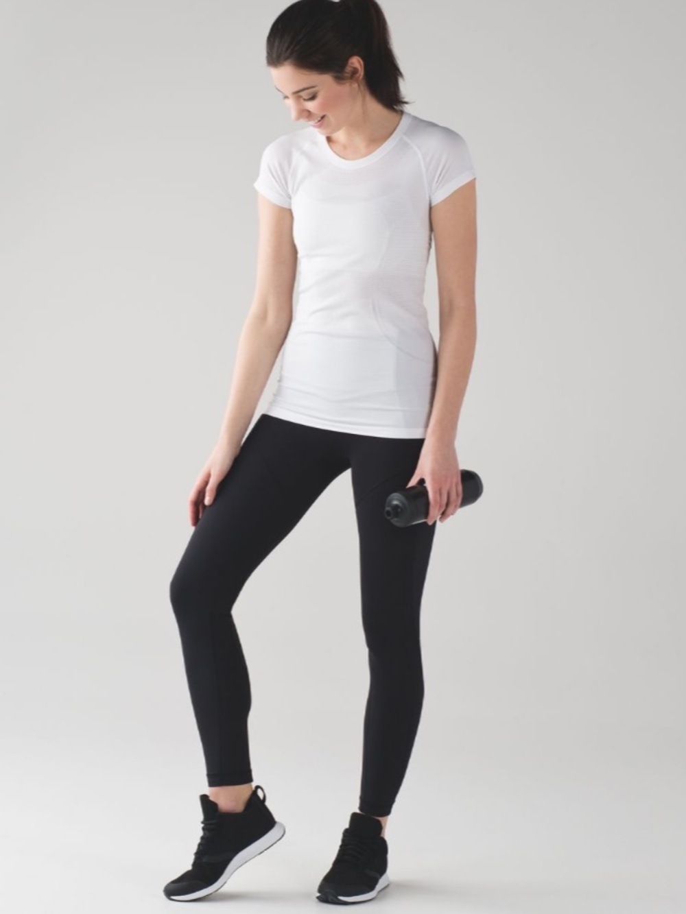 lululemon athletica White Swiftly Tech Short Sleeve Crew Top - Picture 3 of 8